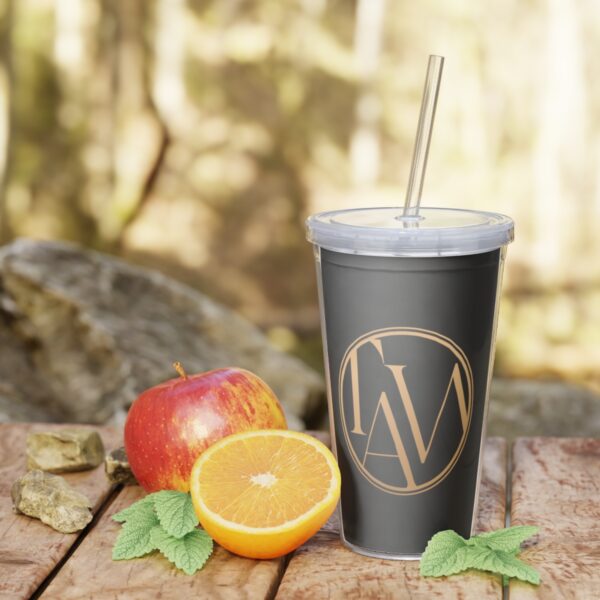 Plastic Tumbler with Straw - Image 7